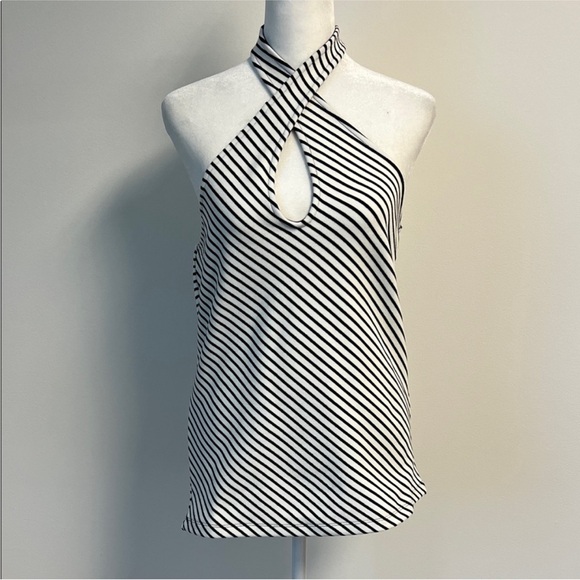 Maeve by Anthropologie Twist- Front Halter Top Size L NWT - Picture 2 of 6